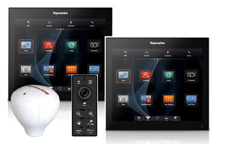 Raymarine gS195 19in Glass Bridge Multifunction Display Bundle (6 o'clock optimal viewing)