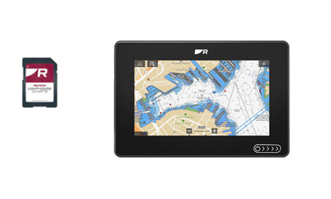 Raymarine Axiom+ 7, 7 inch Multifunction Display with LightHouse download chart