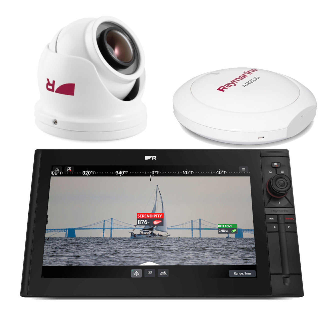 Raymarine CAM300 ClearCruise Augmented Reality Pack with AR200 Sensor