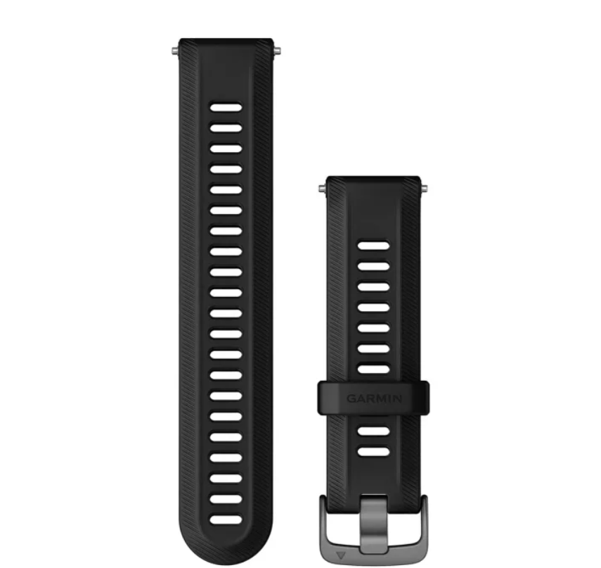 Watch Bands (Forerunner® 955), Black with Slate Hardware