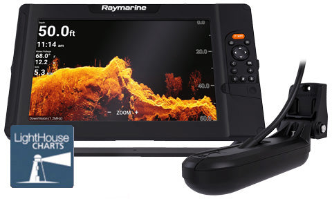 Raymarine Element 12 HV with HV-100 Transducer and Two-Region LightHouse Chart