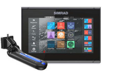 Simrad GO9 XSE MFD ROW 9 Inch TotalScan Transducer