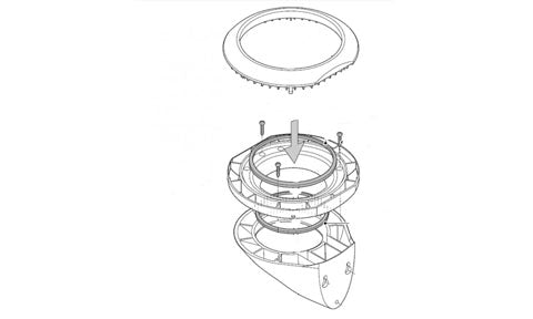 Raymarine RS150/EV1/EV2 MicroTalk Puck Mounting Kit