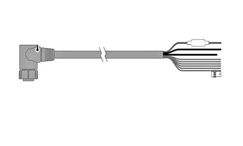 Raymarine C/E Wide Series 90 Degree Power and Data Cable