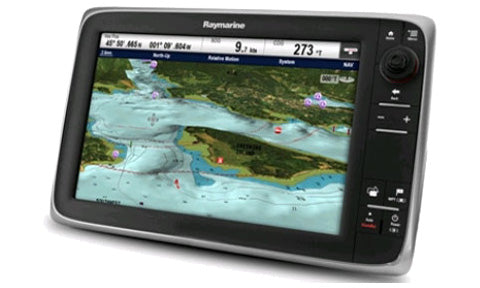 Raymarine c127 12 inch None-Touch Multifunction Display with Wi-Fi and Sonar and C-Map Essentials Rest of World Chart