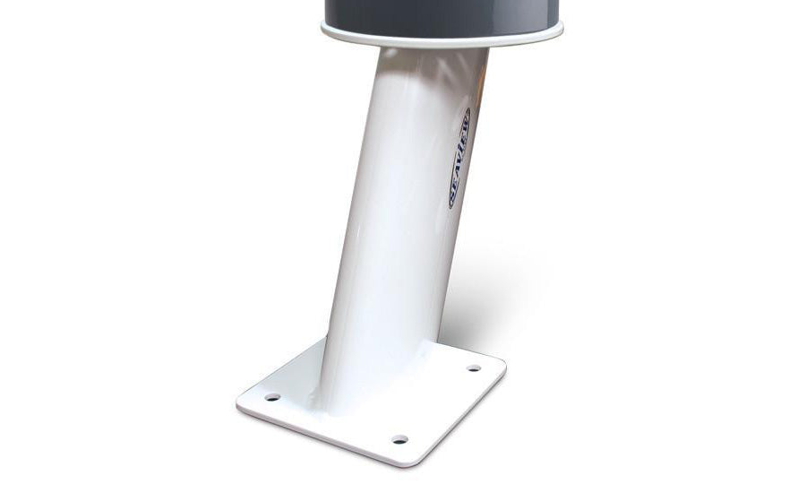 Seaview 12 inch Aft-Leaning Camera Mount for FLIR M-Series / Raymarine T-Series (7 x 7 inch Base)