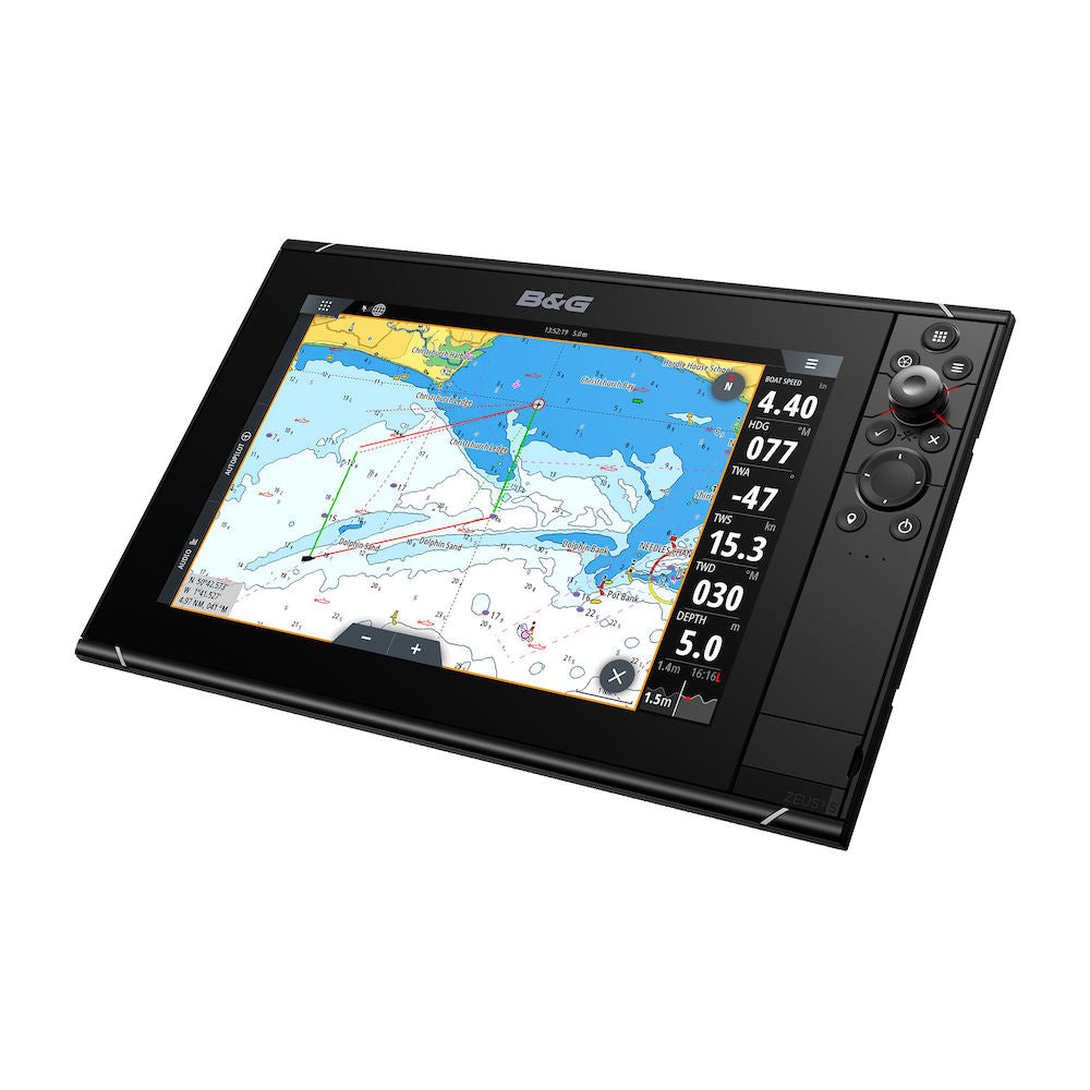 Zeus™ 3S 12 chartplotter with world basemap