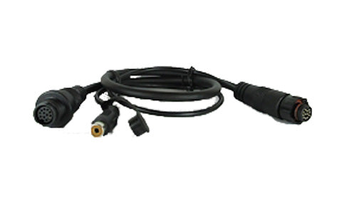 Raymarine Handset Adaptor Cable 12-Pin to 12-Pin with Passive Speaker Output