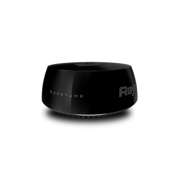 Raymarine Quantum 2 Q24D Doppler CHIRP Radar, Black, with 15m Power and Data Cables