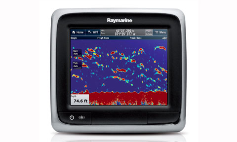 Raymarine a67 5.7 Inch Touchscreen MFD with WiFi, Sonar and Navionics small Gold Chart