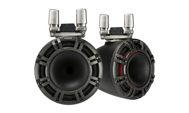Kicker Audio KM Marine 9 Inch Horn Tower System Black