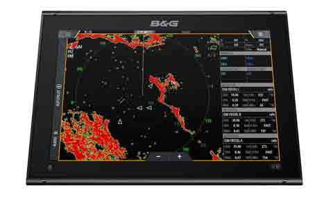 B&G Vulcan 12R 12-Inch Chartplotter Radar Sonar - South Europe C Map Chart