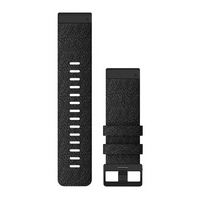 QuickFit® 26 Watch Bands, Heathered black nylon