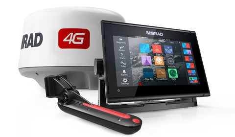 Simrad GO9 XSE 9 Inch MFD TotalScan 4G Radar Bundle ROW