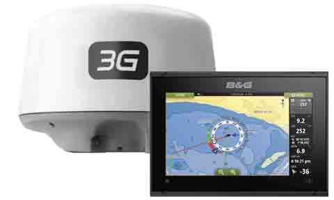 B&G Vulcan 9FS 9-Inch Chartplotter Radar Sonar - Broadband 3G Radar