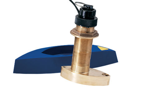 Raymarine B744VL 600W Depth, Speed and Temperature Through-Hull Transducer, 50/200 kHz (Bronze)