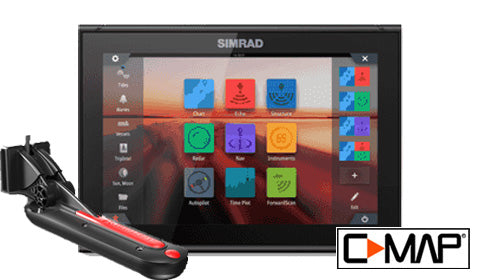 Simrad GO12 XSE, Totalscan, CMAP EU North MAX-N