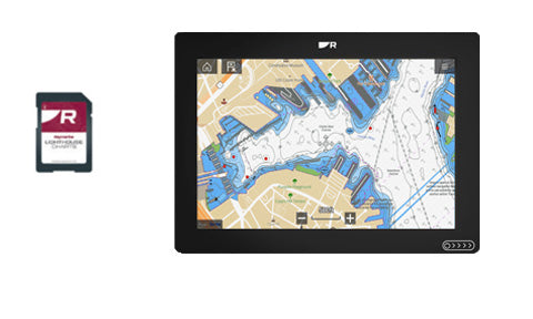 Raymarine Axiom+ 9, 9 inch Multifunction Display with LightHouse download chart