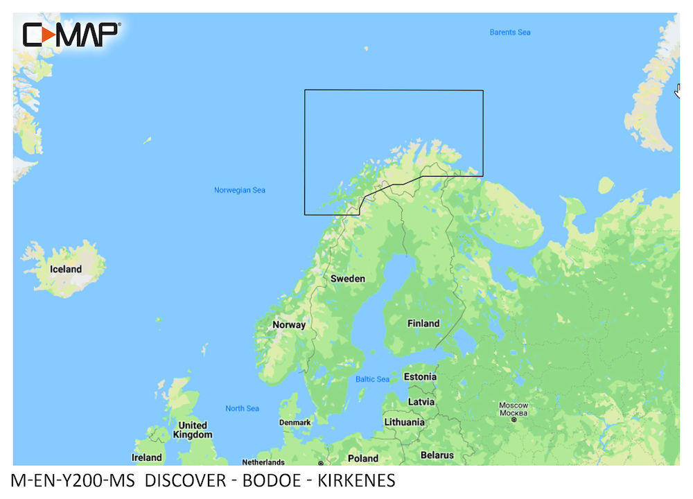 C-MAP Greenland M-EN-Y040-MS