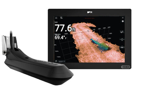 Raymarine Axiom+ 9 RV, 9 inch Multifunction Display with RV-100 transducer with LightHouse chart