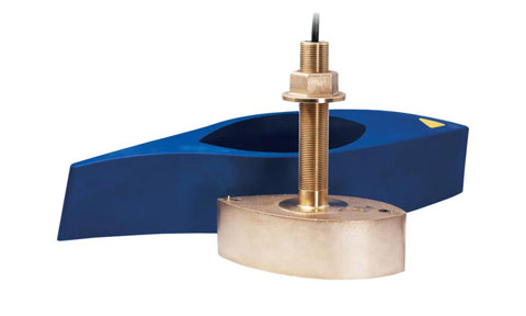 Raymarine B275LH-W 1kW Depth Temp Bronze Through Hull CHIRP Low-High Transducer