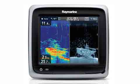 Raymarine a68 5.7 Inch Touchscreen Multifunction Display with Wi-Fi and DownVision