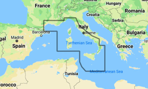 C-Map Local Chart Central Mediterranean