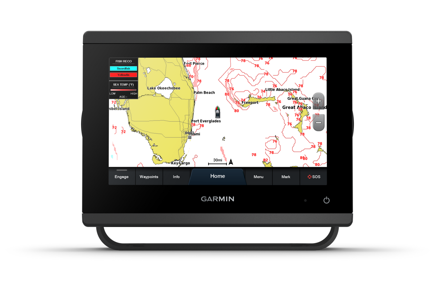 Garmin GPSMAP® 723, Non-sonar with Worldwide Basemap