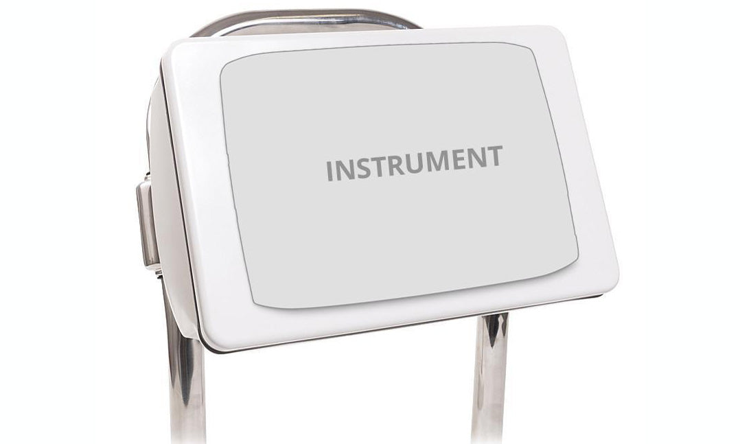 PRE-CUT POD for Raymarine e125,c125,e127 & c127 / 13.75" x 9" usable face/ 2ea S.S. clamp