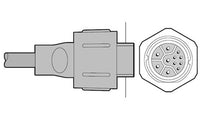Raymarine CP450C, CP470 and CP570 CHIRP Transducer Extension Cable 3m