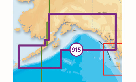Navionics Platinum Plus Compact Flash Card Preloaded with 915P-2 Plus South Alaska