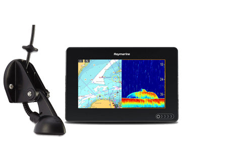 Raymarine Axiom 7 DV, 7 inch Multifunction Display with CPT-S Transducer