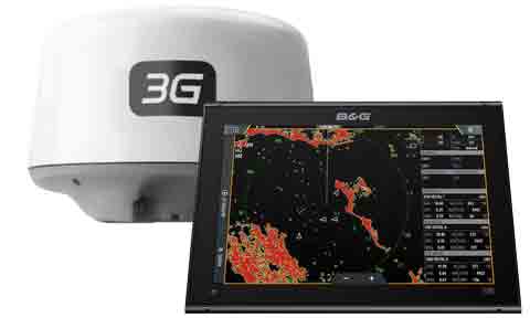 B&G Vulcan 12R 12-Inch Chartplotter Radar Sonar - Broadband 3G Radar