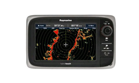 Raymarine e7 7 Inch HybridTouch MFD with Wi-Fi and Navionics+ ROW Silver chart card