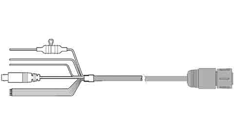 Raymarine Straight Power and Data Cable 1.5m for a9, a12, c/e/eS/gS Series and Axiom Pro