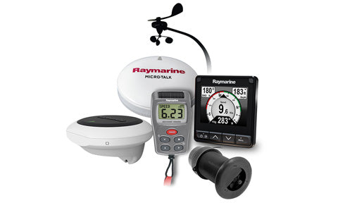 Raymarine i70 Wireless Vertical Wind, DST800, Heading Sensor and SeaTalkng Backbone Kit