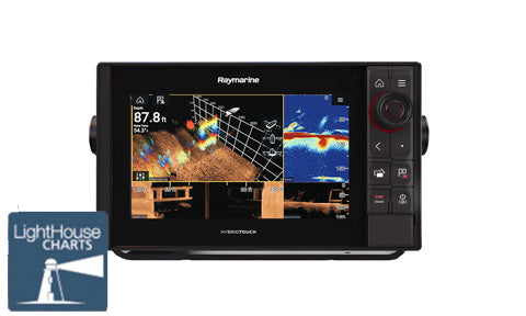 Raymarine Axiom Pro 9 RVX Multifunction Display with RealVision 3D and 1kW CHIRP Sonar, Two Region LightHouse Charts