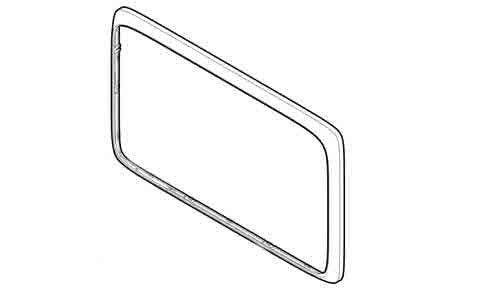 Raymarine a9 Front Bezel Gunmetal