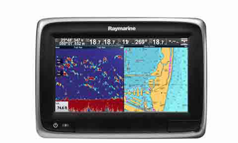 Raymarine a77 7 Inch MFD with Wi-Fi, Sonar and Navionics RoW Chart