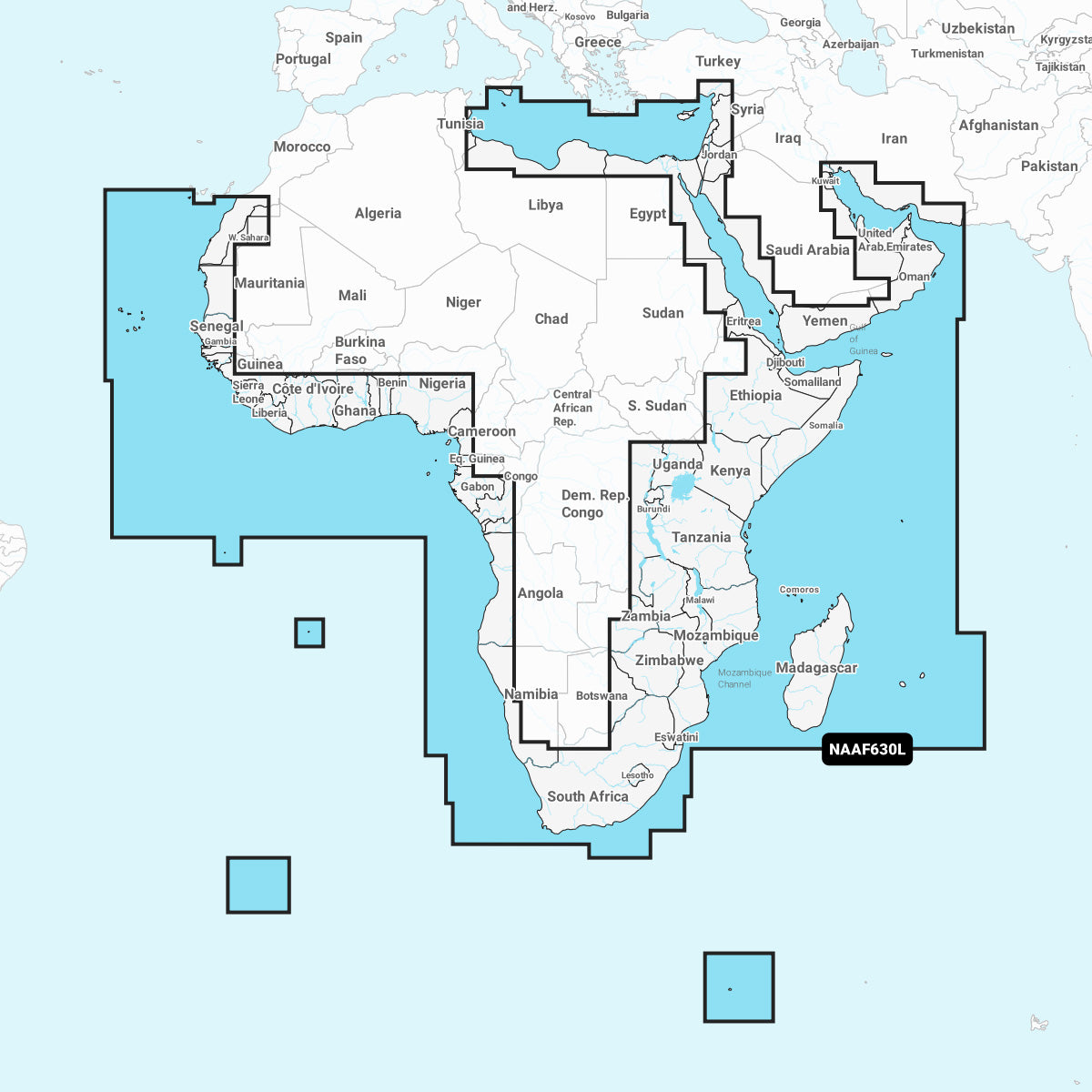 Africa & Middle East -NAAF630L