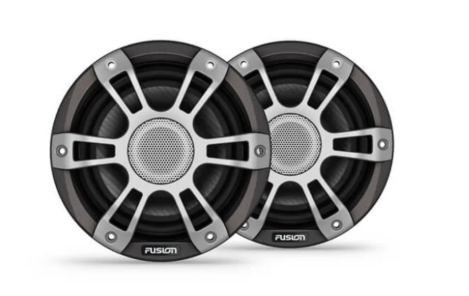 Fusion Signature Series 3i 7.7" 280-watt Coaxial Sports Grey Marine Speakers (Pair)