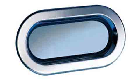 Lewmar SS 1Re Open Portlight White Trim