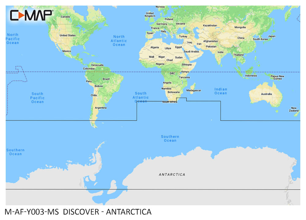 C-MAP DISCOVER SD card M-AF-Y003-MS Antarctica
