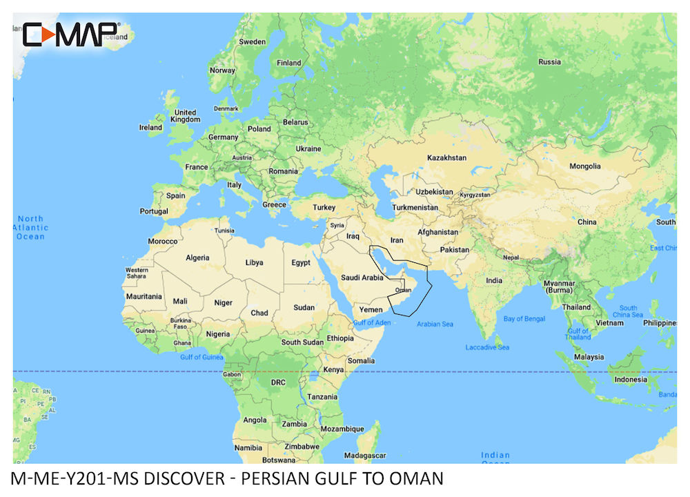 CMap Discover-Persian Gulf - Oman