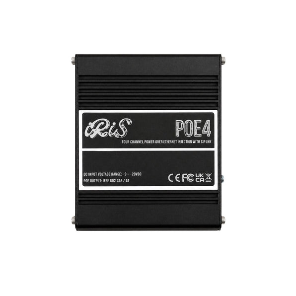 Iris PoE04v2 Four-Channel PoE Injector