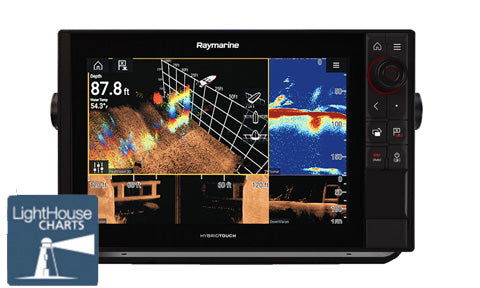 Raymarine Axiom12 Pro-RVX 12 Inch MFD DV SV RealVision and Two Region Lighthouse Chart