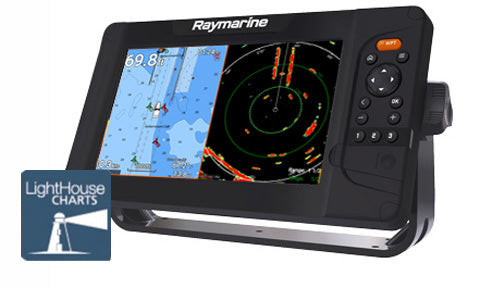 Raymarine Element 9 S with Two Region Lighthouse Chart