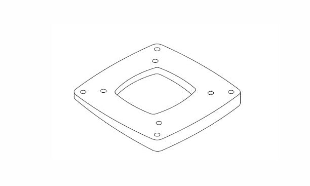 Scanstrut WD-OPNARY-01 Open Array Base Wedge