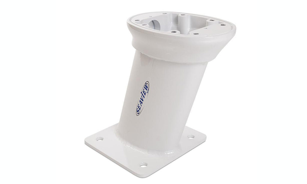 Seaview 10 inch high forward leaning Radome Radar Modular Base Mount