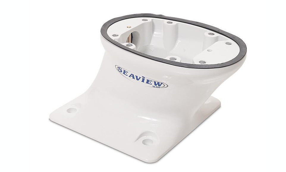 Seaview 5 inch high forward leaning Radome Radar Modular Base Mount